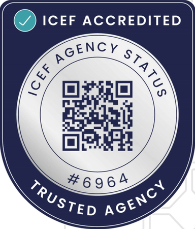 ICEF Accredited - Agency Status #6964 - Trusted Agency